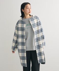 Green Parks シャギーノーカラーコート