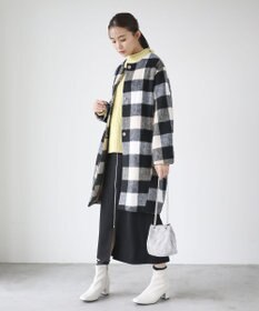 Green Parks シャギーノーカラーコート