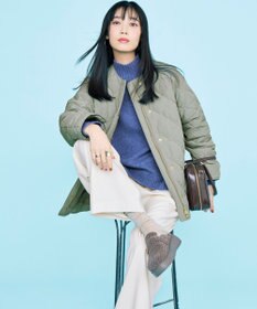 23区 L 【見上愛さんコラボカラー/Oggi掲載】カシミヤブレンド ハイネック ニット