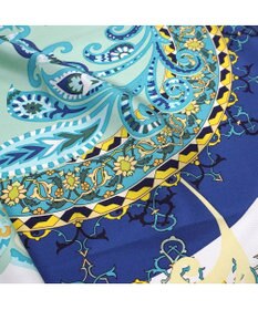 Marca ＜秋の新柄＞【Marcaオリジナル】サークルペイズリー  大判 シルクツイル スカーフ