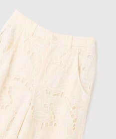 GRACE CONTINENTAL カットワークバギーパンツ