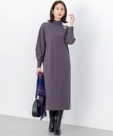 組曲 【WEB限定】スムースストレッチニット ワンピース