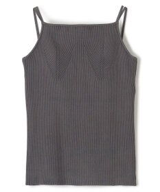 uncrave リブニット カップ付きキャミソール