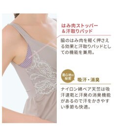 BRADELIS New York 【BRADELIS NewYork peace】綿混キャッチFITブラスリップ23 ブラデリス 補正下着