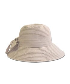 ATRENA 段折りブレード リボンつきキャペリン