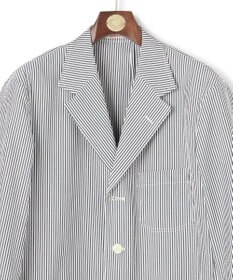 J.PRESS MEN 【J.PRESS ORIGINALS】Silk Seersucker 3B Sack Jacket / Japan Made