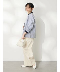 CRAFT STANDARD BOUTIQUE ウ゛ィンテージ風天竺　パール釦クルーカーデＬ／Ｓ