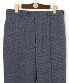 J.PRESS MEN 【J.PRESS BASIC】ペピンメリノコンフォート ストレッチムリネ ハウンドトゥース スラックス