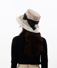 AURORA 【 LANVIN en Bleu （ランバン オン ブルー）】オーガンジーｘグログランクロッシェハット