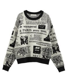 Green Parks ・ｆｕｒｒｙ　ｒａｔｅ　ジャカードニットプルオーバ