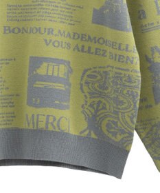 Green Parks ・ｆｕｒｒｙ　ｒａｔｅ　ジャカードニットプルオーバ