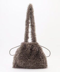 ANY 2WAYファーワンショルダーバッグ モカ