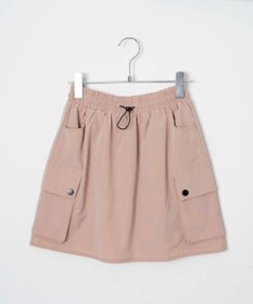 WEGO 【ウエストゴム】ナイロンカーゴミニスカート