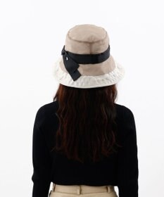 AURORA 【 LANVIN en Bleu （ランバン オン ブルー）】オーガンジーｘグログランクロッシェハット