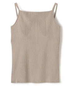 uncrave リブニット カップ付きキャミソール