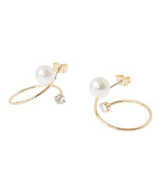 YECCA VECCA パールスパイラルピアス