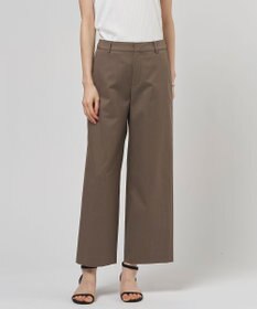 J.PRESS LADIES 【セットアップ対応・洗える・撥水】コットンFITTY ストレート パンツ
