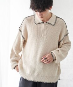 WEGO ハンドステッチポロプルオーバー