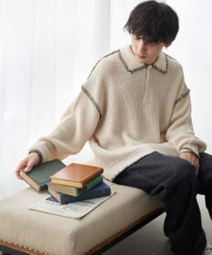 WEGO ハンドステッチポロプルオーバー