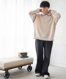 WEGO ハンドステッチポロプルオーバー