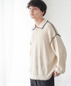 WEGO ハンドステッチポロプルオーバー