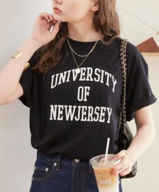 WEGO 【ANGIE VINTAGE】カレッジロゴプリントTee