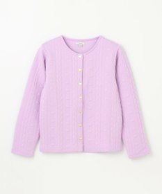 ANY KIDS ふくれジャガードカーディガン