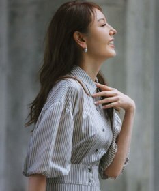 組曲 ドロップパールメタルピアス