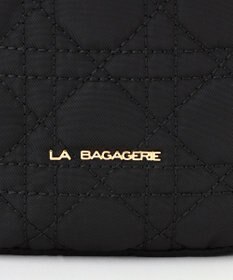LA BAGAGERIE グリッドキルティングミニショルダー