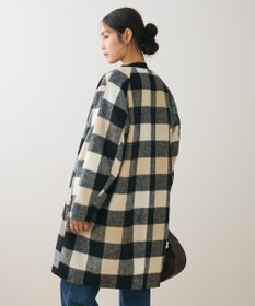 Green Parks シャギーノーカラーコート