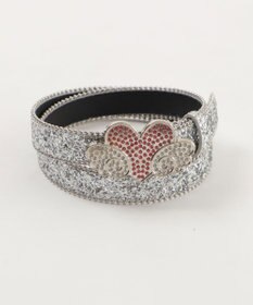 WEGO Lエンジェルバックルラメベルト