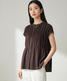 UNFILO ティアード Tシャツ ブラウン