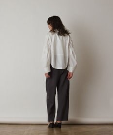 GRACE CONTINENTAL Uネックリブニットトップ