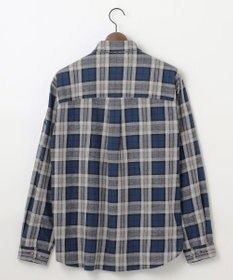 JOSEPH ABBOUD MOUNTAIN 【サスティナブル】オーガニックラフィーチェック シャツ