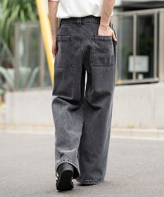 WEGO ローライズバギーフレアデニムパンツ