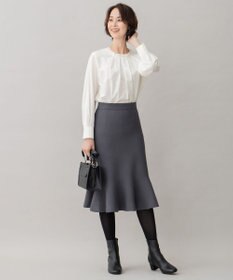 自由区 【洗える/セット着用可】レーヨンポリエステルスムース スカート