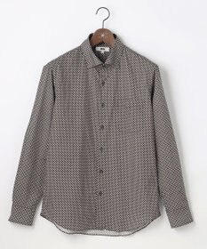 JOSEPH ABBOUD 【オーガニックコットン使用・JAPANファブリック】ジオメトリックプリントシャツ