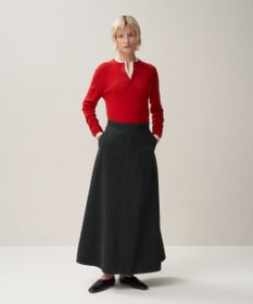 ATON NIDOM COTTON | Aラインスカート