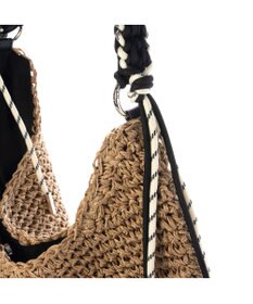 UNBILLION カシュカシュ cachecache / パラコードハンドルクロッシェトート カゴバッグ