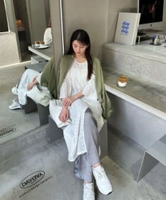 Green Parks AnriettMusee レースロングワンピース