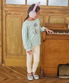 ANY KIDS ケーブル ジャガードレギンス