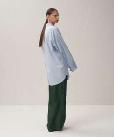 ATON NATURAL DYED SILK TWILL | イージーワイドパンツ