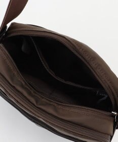 Y'SACCS ナイロン×牛革コンビシリーズ　横型ショルダーバッグ　SSサイズ