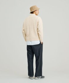 J.PRESS YORK STREET 【UNISEX】アランケーブル クルーニット