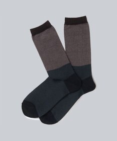 WHITE MAILS 【UNISEX】PAPER COLOR BLOCK SOCKS ソックス