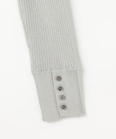 組曲 ラメリブポロ襟 ニット