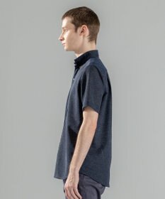 JOSEPH HOMME 新素材【軽量/通気性/清涼感/洗える/ストレッチ】レノクロスストレッチ　ウィングカラー半袖シャツ