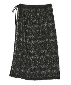 earth music&ecology モールレースラップスカート