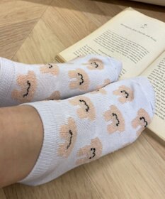 WEGO アニマル総柄ショートソックス