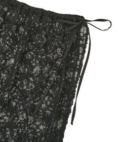 earth music&ecology モールレースラップスカート